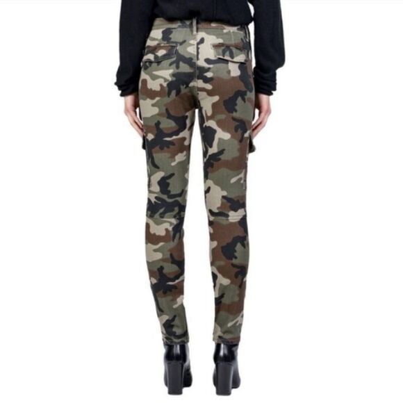 Black Orchid skinny cargo camo jeans stretchy 25 - Picture 4 of 13